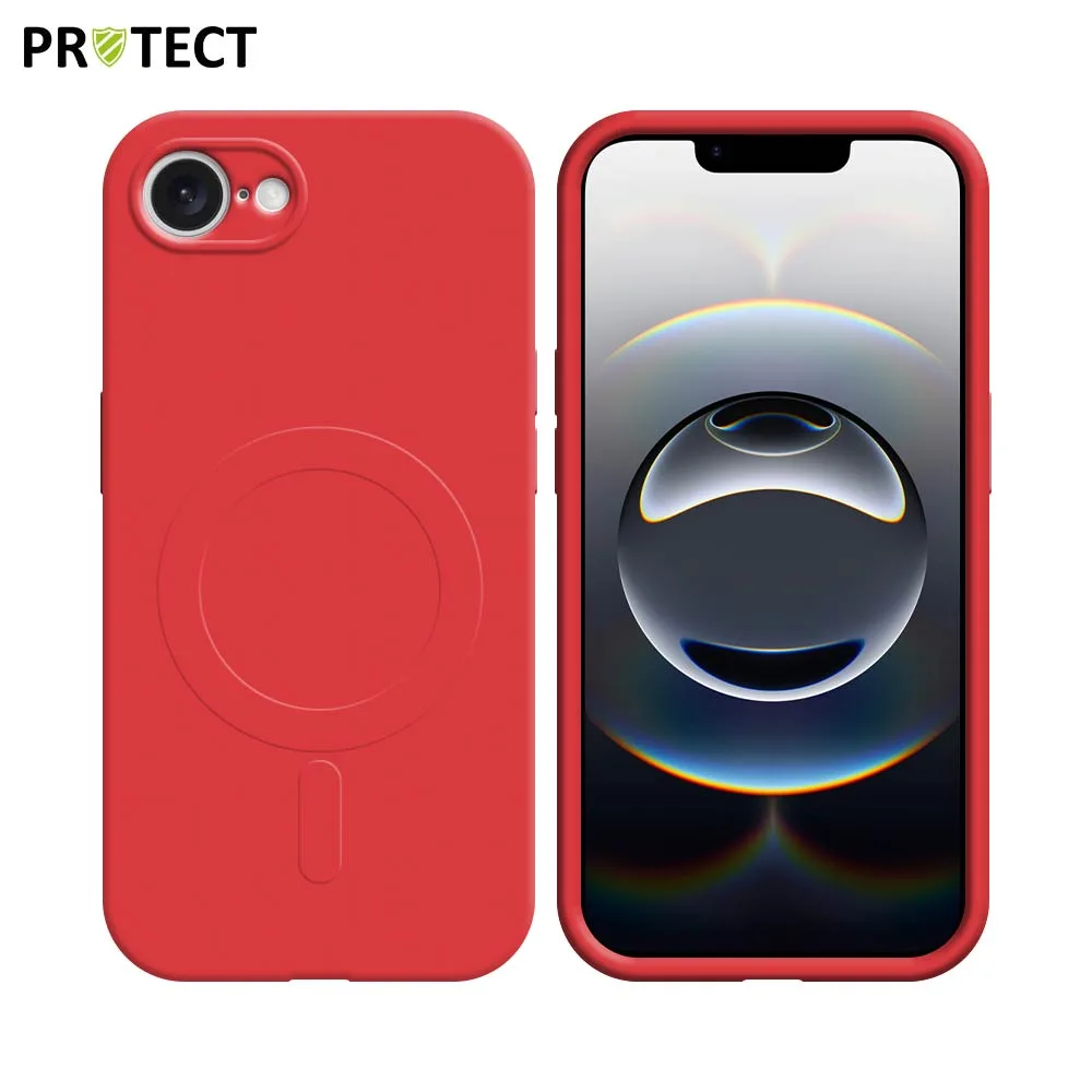 Coque de Protection IZ001 PROTECT pour Apple iPhone 16e MagSafe Rouge — vue 3