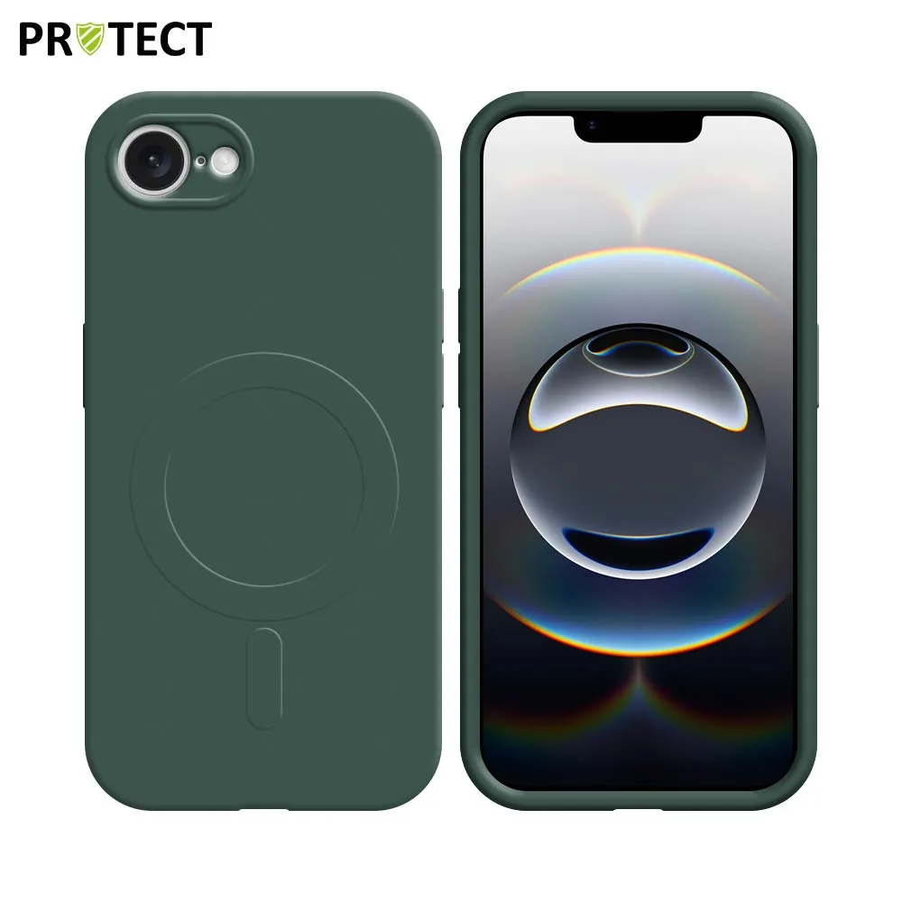 Coque IZ001 PROTECT Apple iPhone 16e MagSafe Vert Foncé