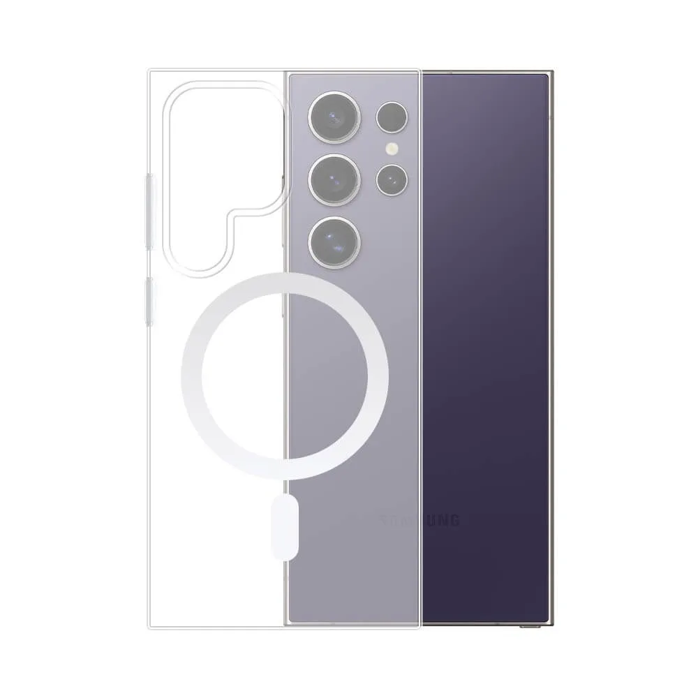 Coque MagSafe Samsung Galaxy S24 Ultra 5G Transparent