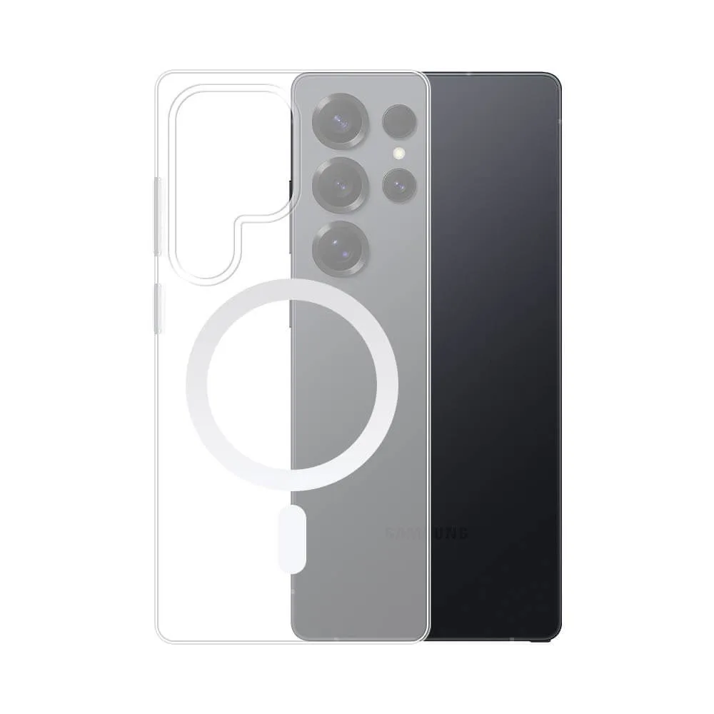 Coque MagSafe Samsung Galaxy S25 Ultra Transparent