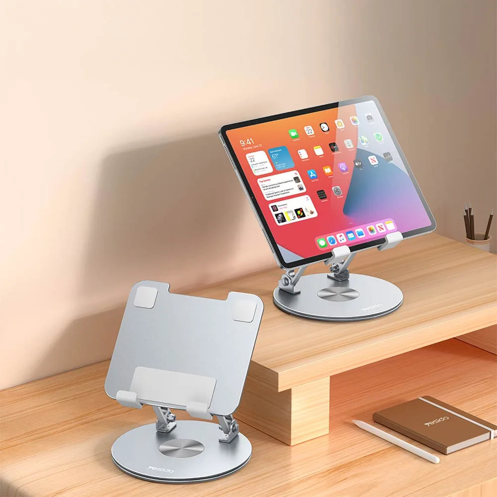 Support pour Tablette Yesido C293 Rotation 360° Argent