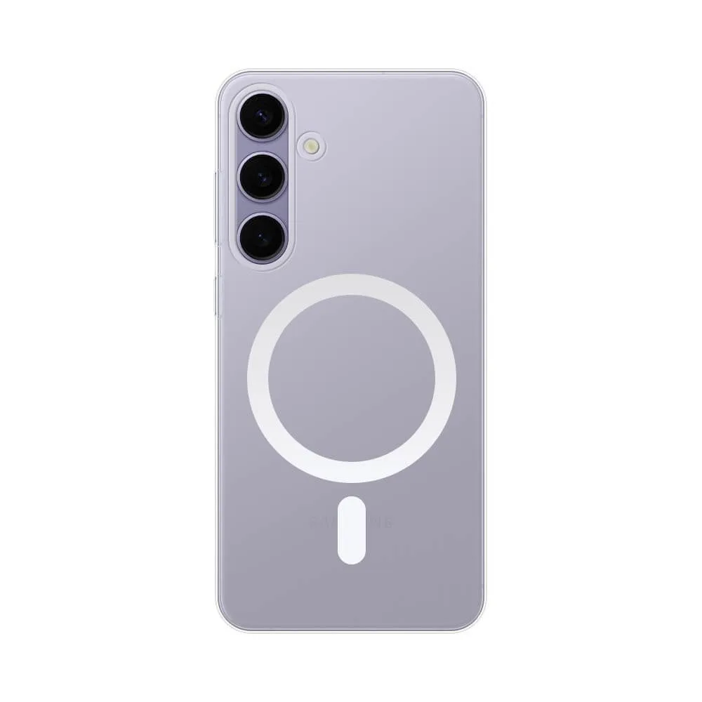 Coque Silicone MagSafe Compatible pour Samsung Galaxy S24 5G S921 Transparent — vue 2