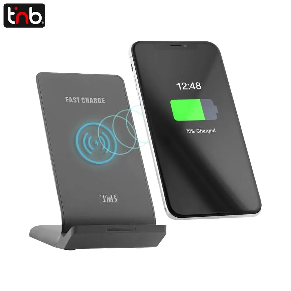 Station de Charge sans Fil T'nb 15W CHW15 Noir