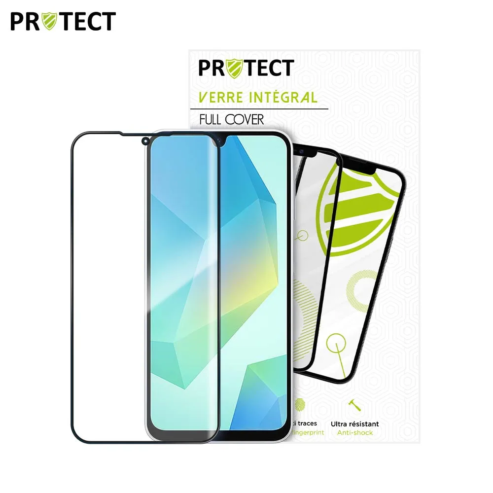Verre Trempé Intégral PROTECT pour Samsung Galaxy A16 5G A166 & A16 4G A165 Noir — vue 2