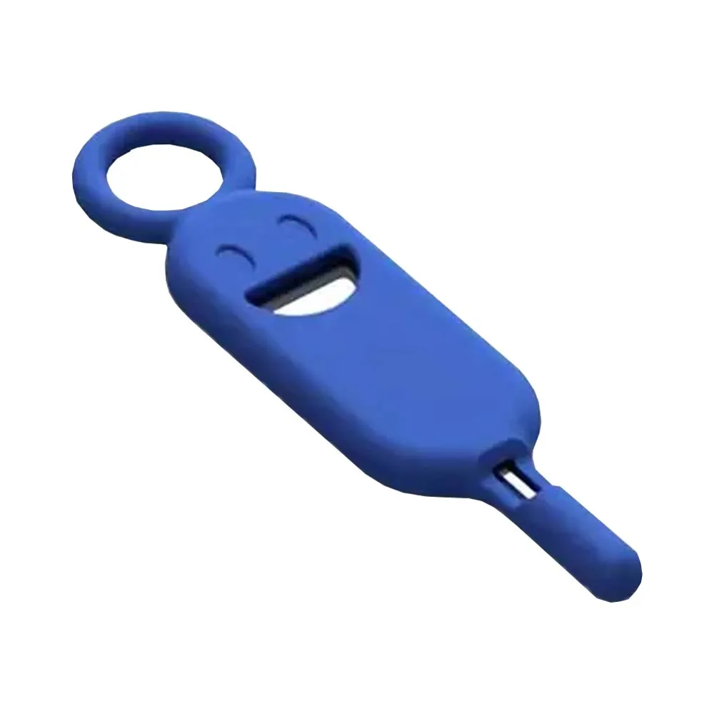 Porte-Clés de Rangement SIM & SD avec Extracteur Bleu Sombre