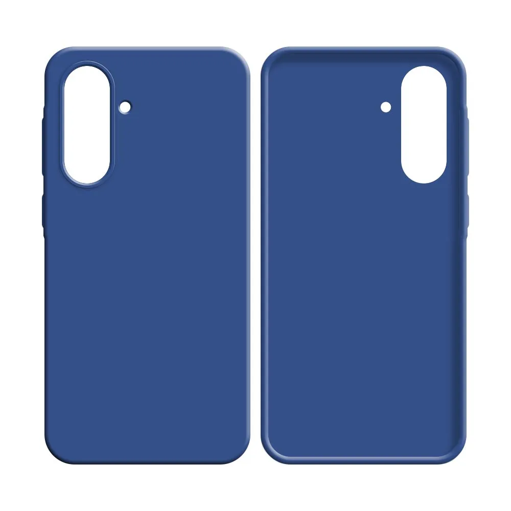Coque Silicone Compatible pour Samsung Galaxy A36 5G A366 & A56 5G A566 Bleu Marine — vue 2