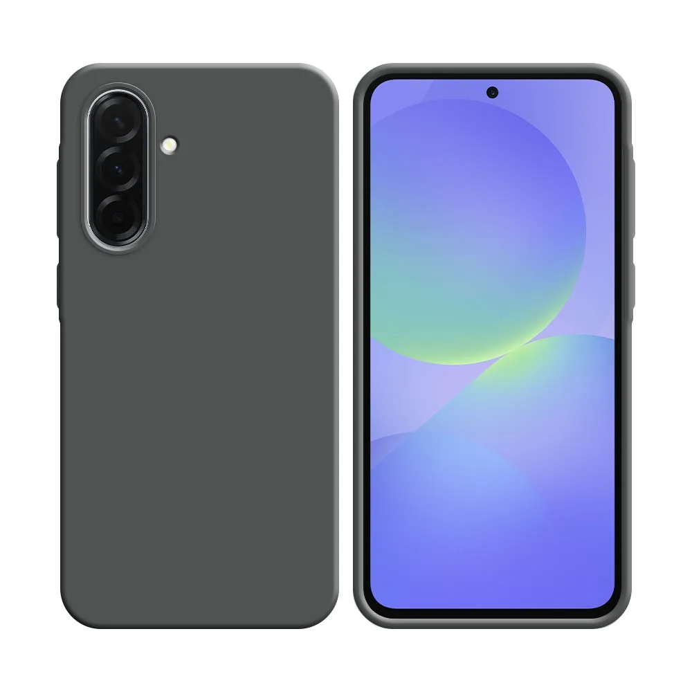 Coque Silicone Compatible pour Samsung Galaxy A36 5G A366 & A56 5G Gris
