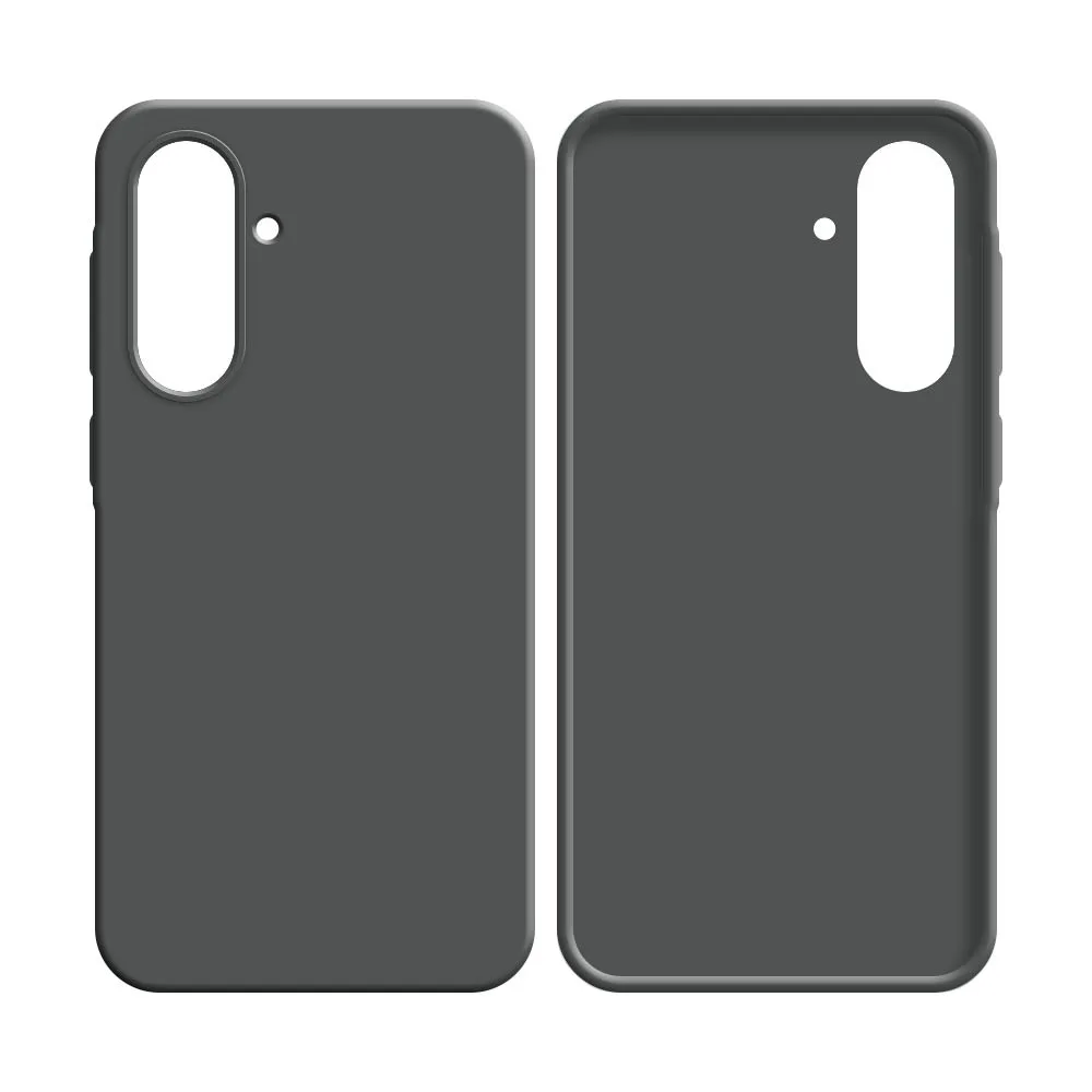 Coque Silicone Compatible pour Samsung Galaxy A36 5G A366 & A56 5G A566 Gris — vue 2