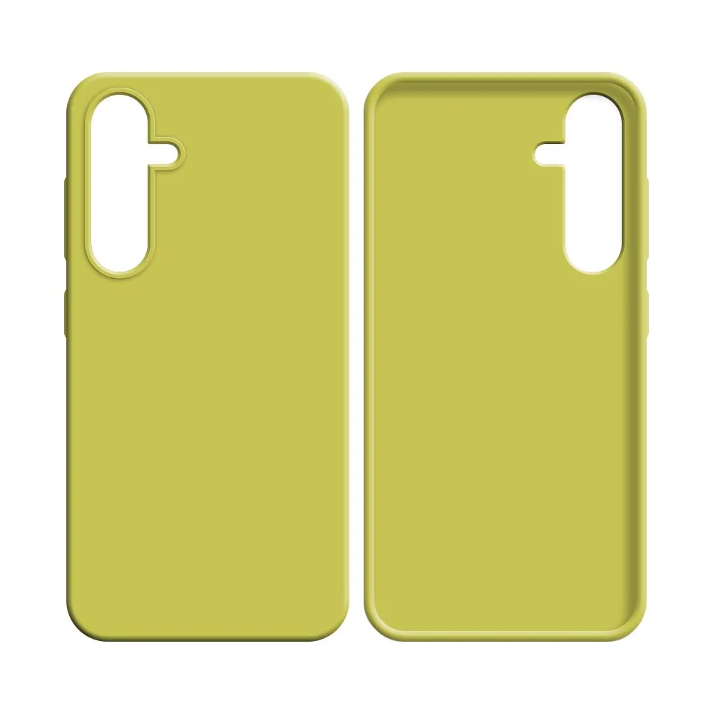 Coque Silicone Compatible pour Samsung Galaxy A16 5G A166 & A16 4G A165 Jaune — vue 2