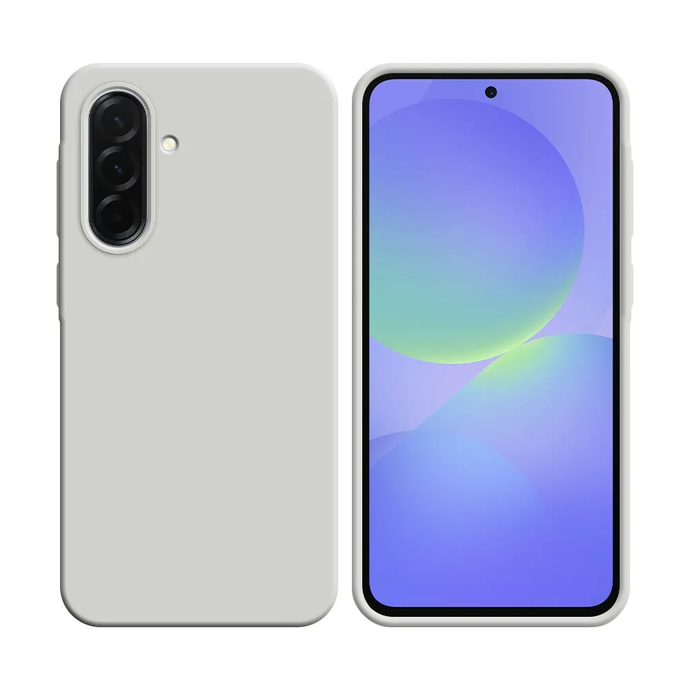 Coque Silicone Compatible pour Samsung Galaxy A36 5G & A56 5G Blanc
