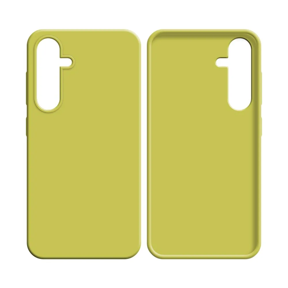 Coque Silicone Compatible pour Samsung Galaxy S25 Plus S936 Jaune — vue 2
