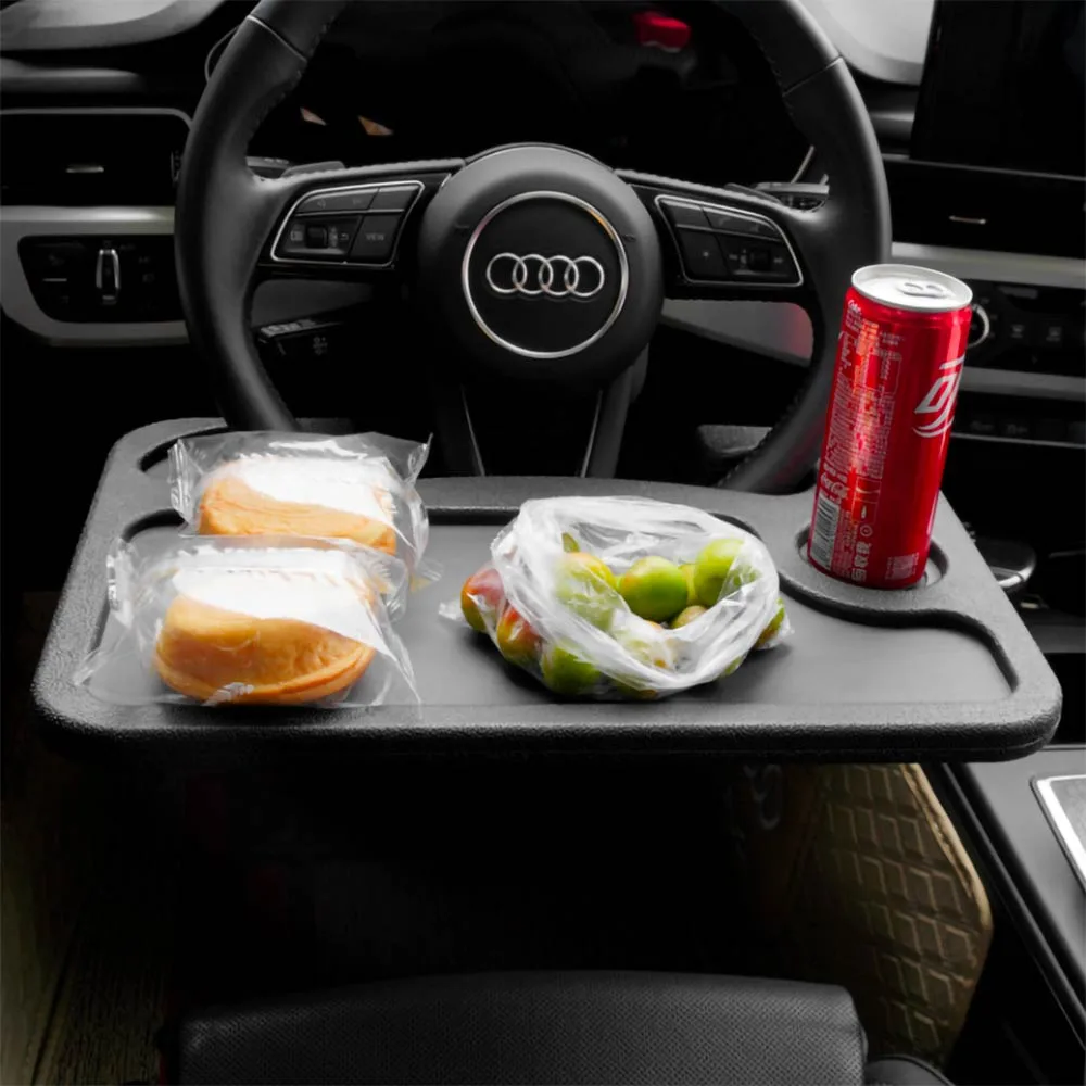 Table de Volant de Voiture Multifonction Noir — vue 2