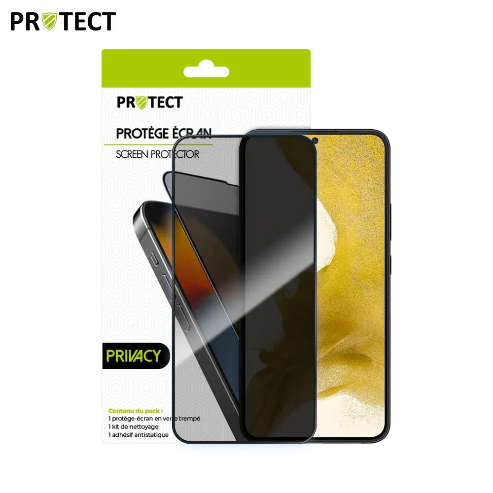 Verre Trempé PRIVACY PROTECT pour Samsung Galaxy S22 Plus S906 Transparent — vue 2