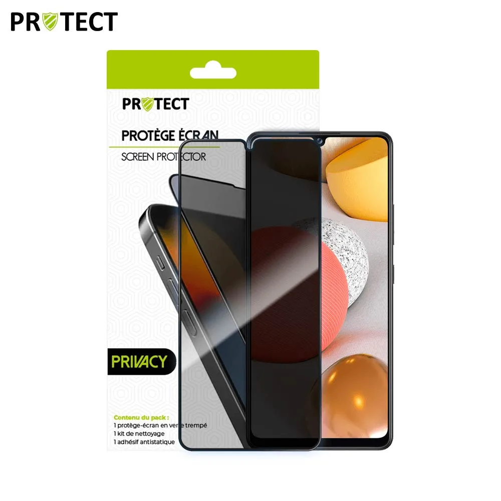 Verre Trempé PRIVACY PROTECT pour Samsung Galaxy A42 5G A426 & A22 5G A226B Transparent — vue 2