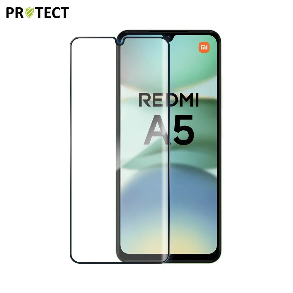 Verre Trempé Intégral PROTECT pour Xiaomi Redmi A5 4G Noir
