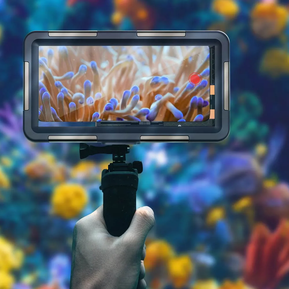 Coque Étanche pour Smartphone Universelle Vert — vue 4
