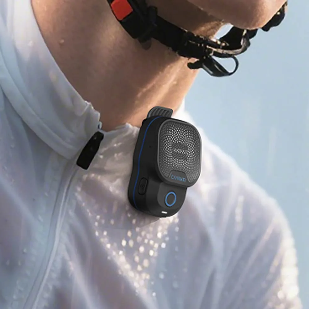 Kit Main Libre Haut-Parleur Bluetooth CAANKEI CWS03 avec Pince de Fixation Noir — vue 3