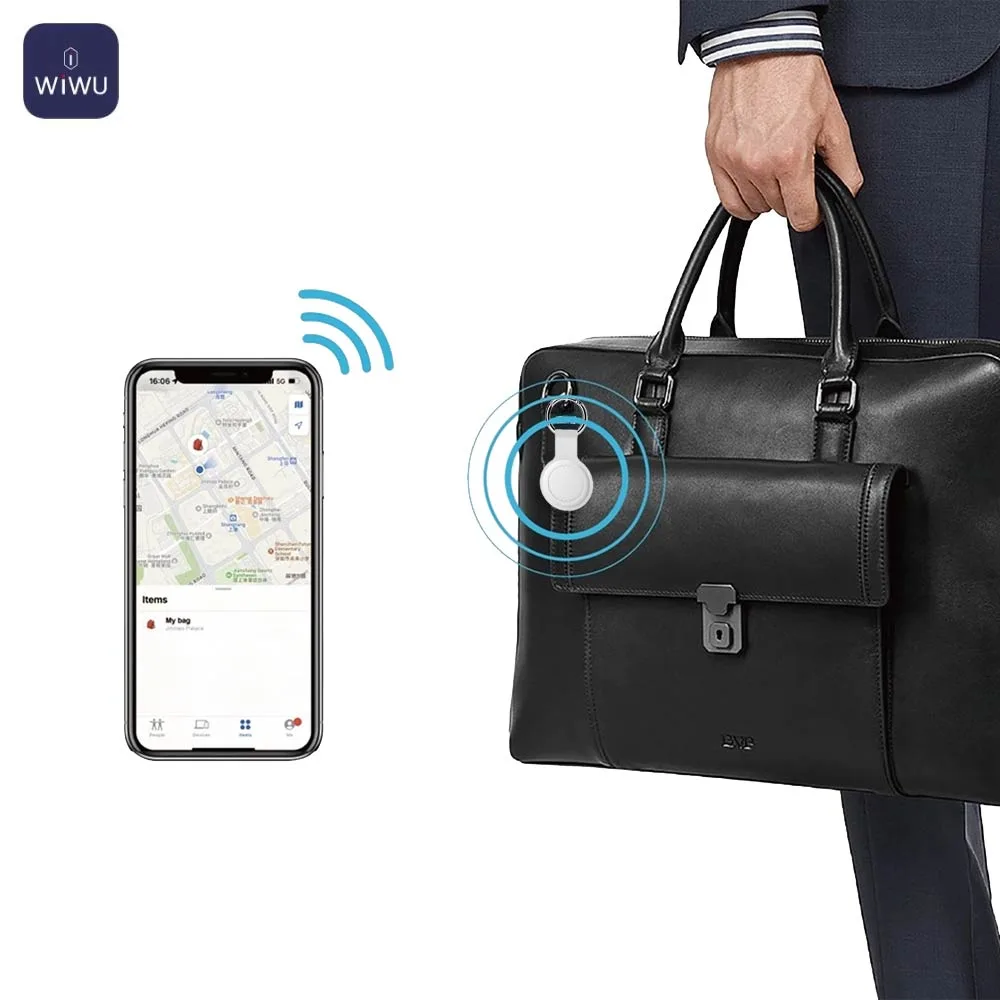 Traceur GPS Wiwu iTag Blanc — vue 3