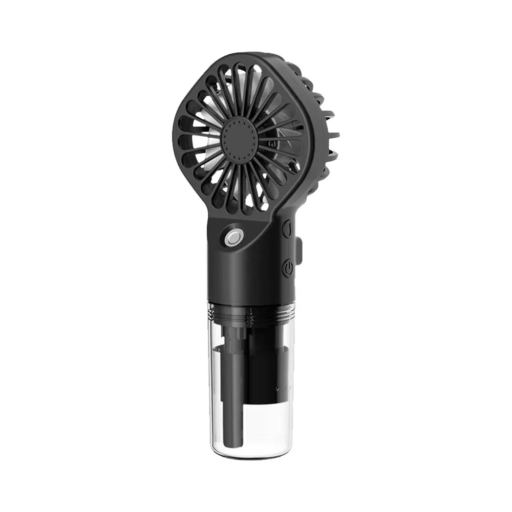 Mini Ventilateur Portable avec Humidificateur Noir