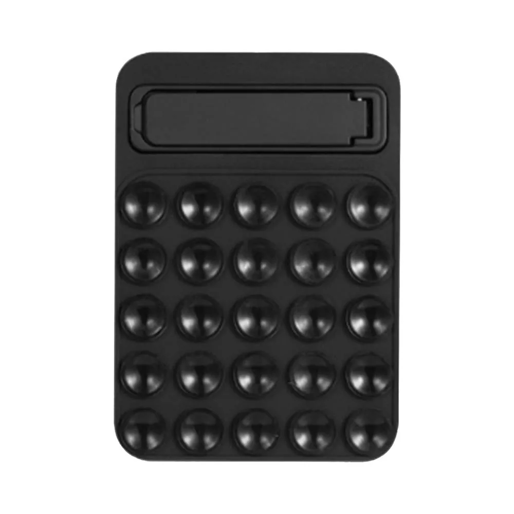 Support Ventouse Silicone avec Support Intégré Noir