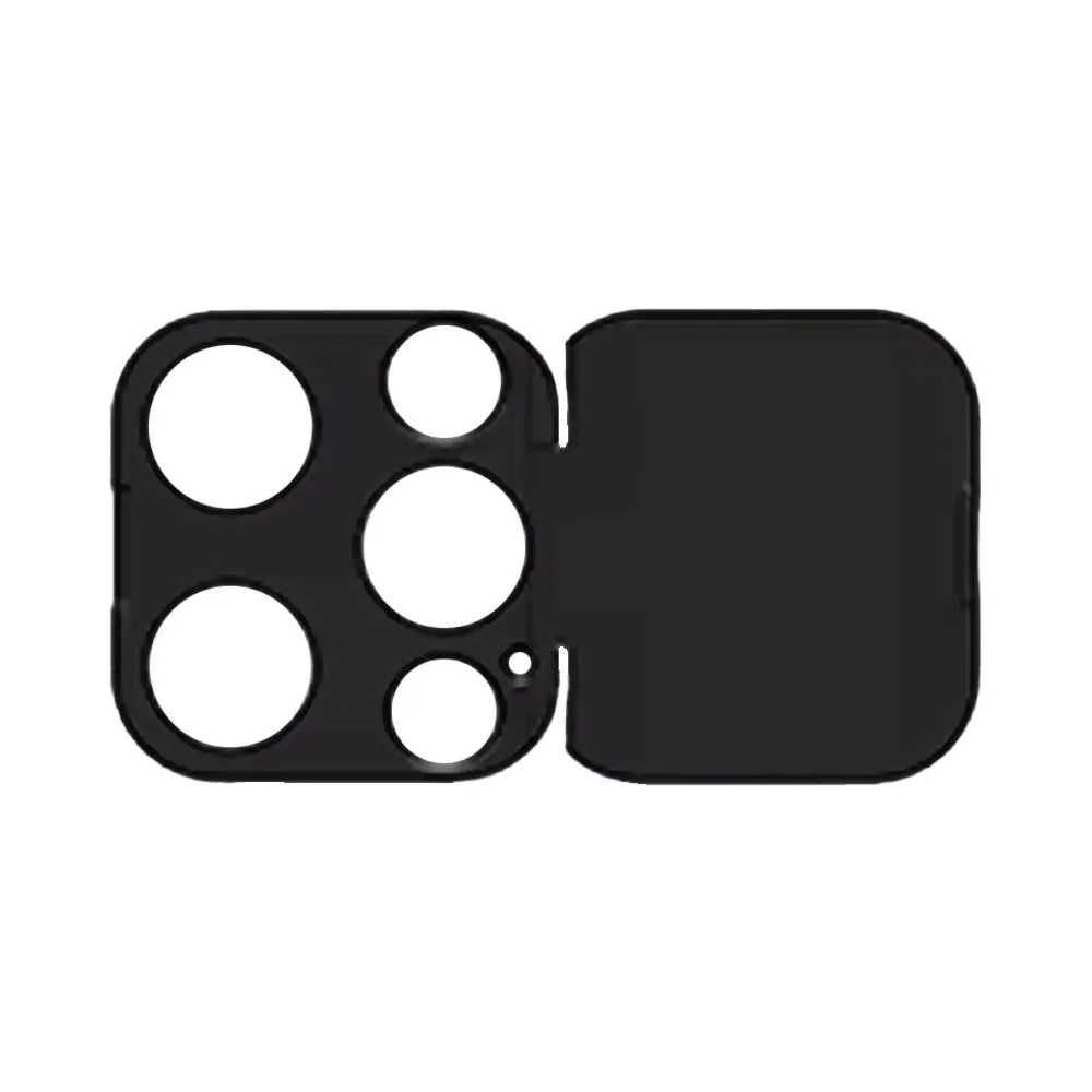 Protection Lentille avec Cache Camera Apple iPhone 12 Pro Noir