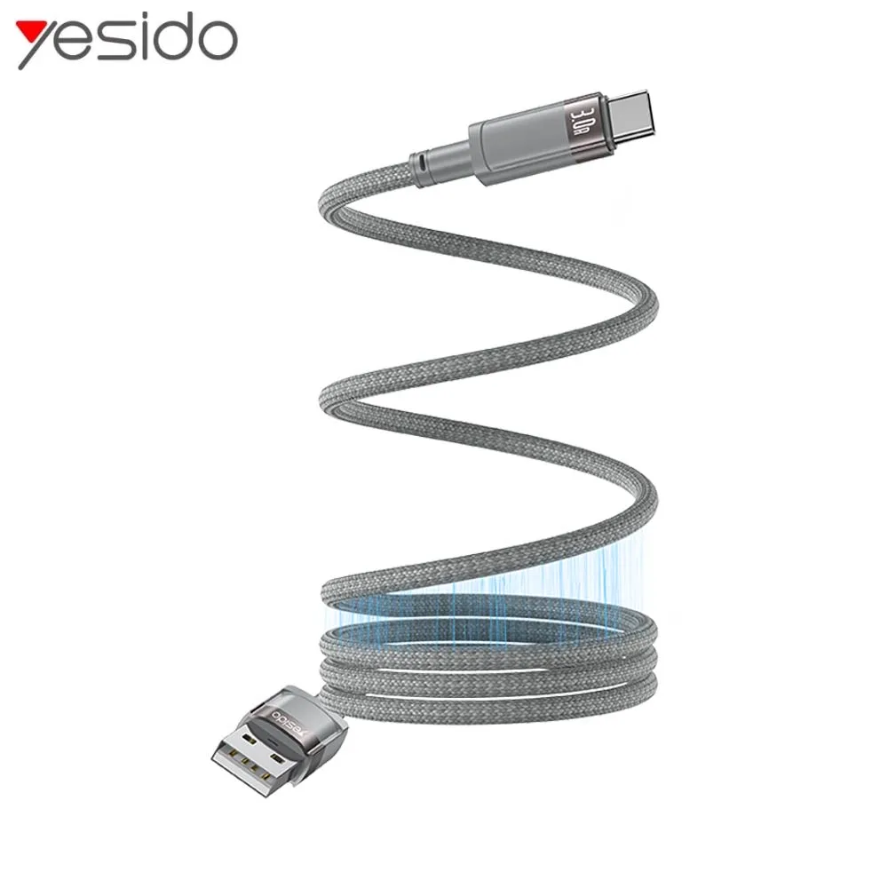 Câble Data USB vers USB-C Magnétique Yesido CA173 (1m) Noir