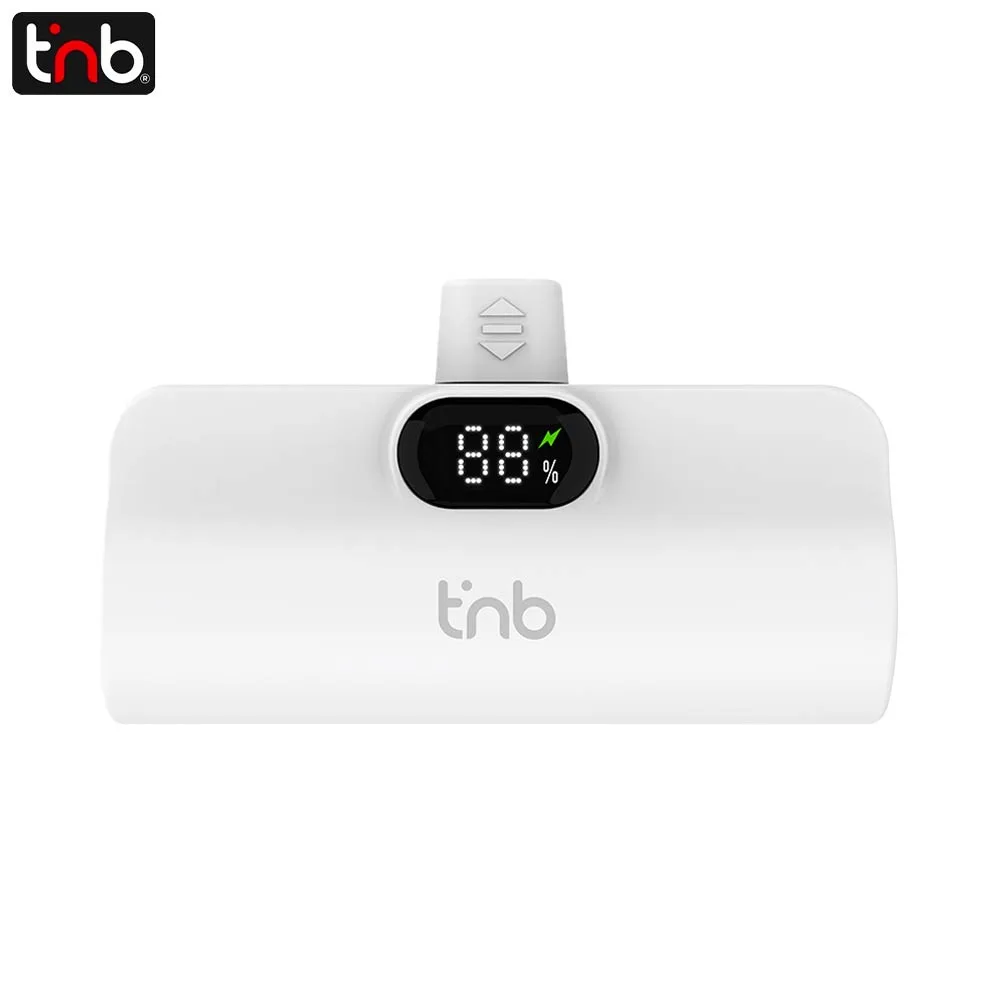Batterie Externe Power Bank USB-C T'nb 5000mAh Blanc