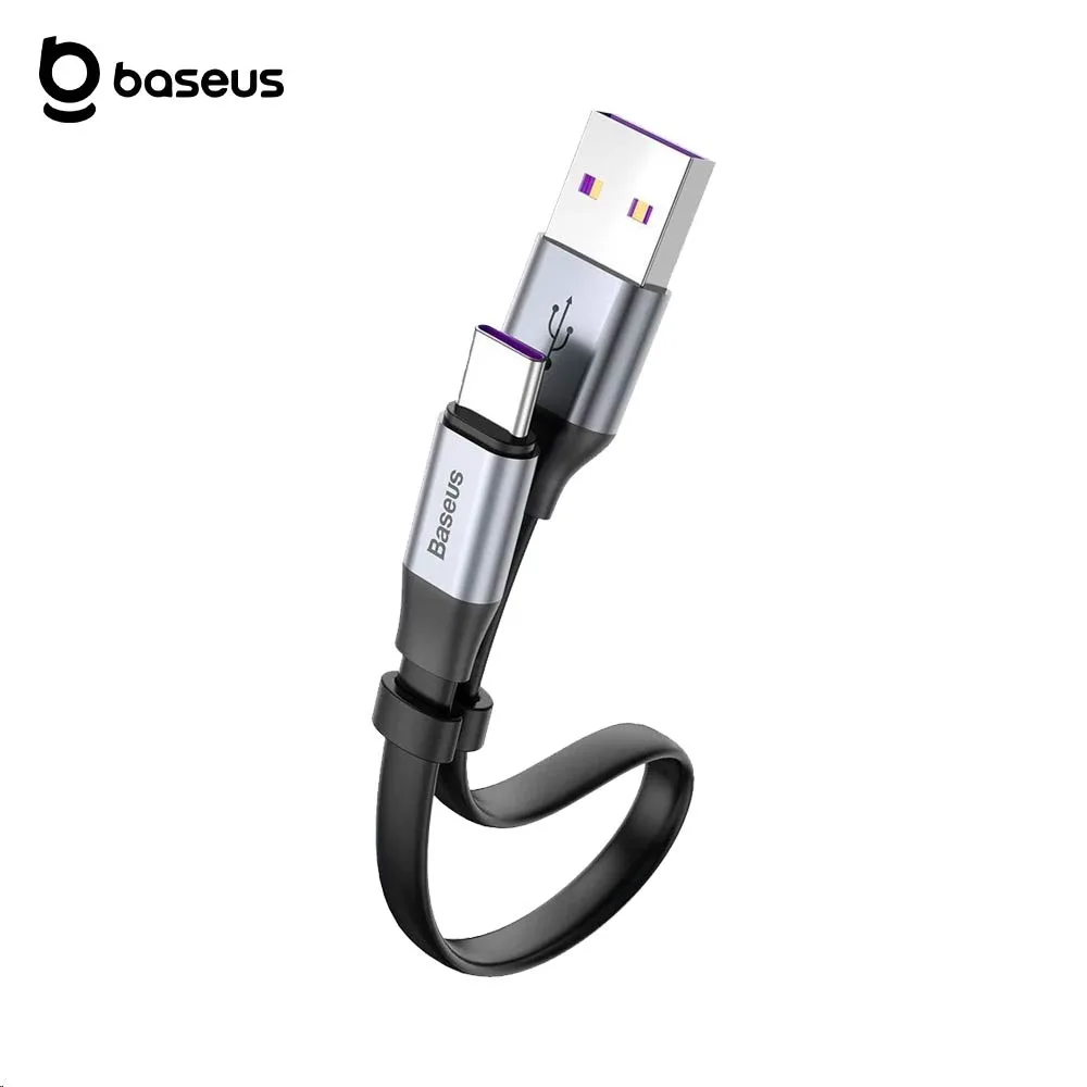 Câble Data USB vers USB-C Baseus 40W (0.23m) Noir