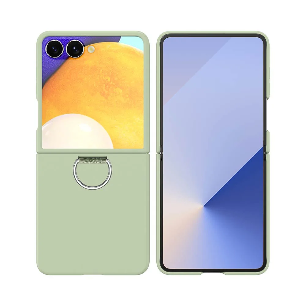 Coque de Protection avec Anneau Z-FL2 Samsung Galaxy Z Flip 7 5G F766 Vert Clair