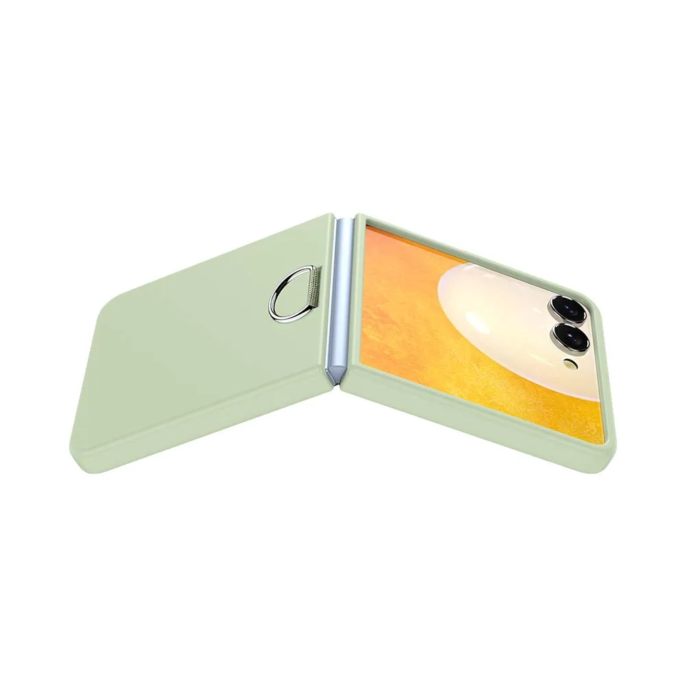 Coque de Protection avec Anneau Z-FL2 Samsung Galaxy Z Flip 7 5G F766 Vert Clair — vue 2