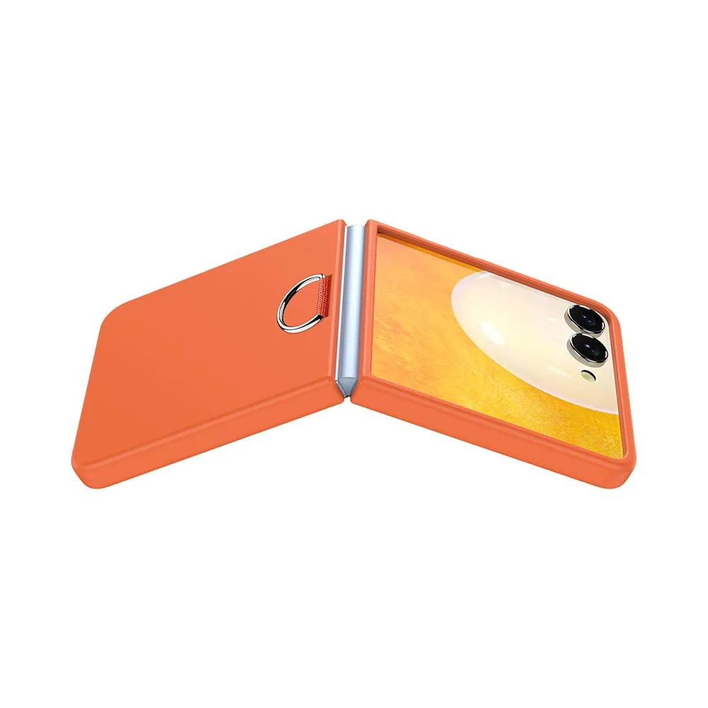 Coque de Protection avec Anneau Z-FL2 Samsung Galaxy Z Flip 7 5G F766 Orange — vue 2