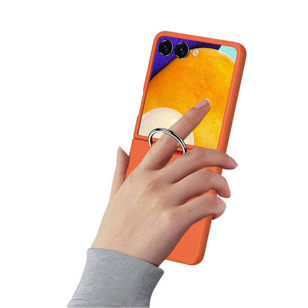Coque de Protection avec Anneau Z-FL2 Samsung Galaxy Z Flip 7 5G F766 Orange — vue 3