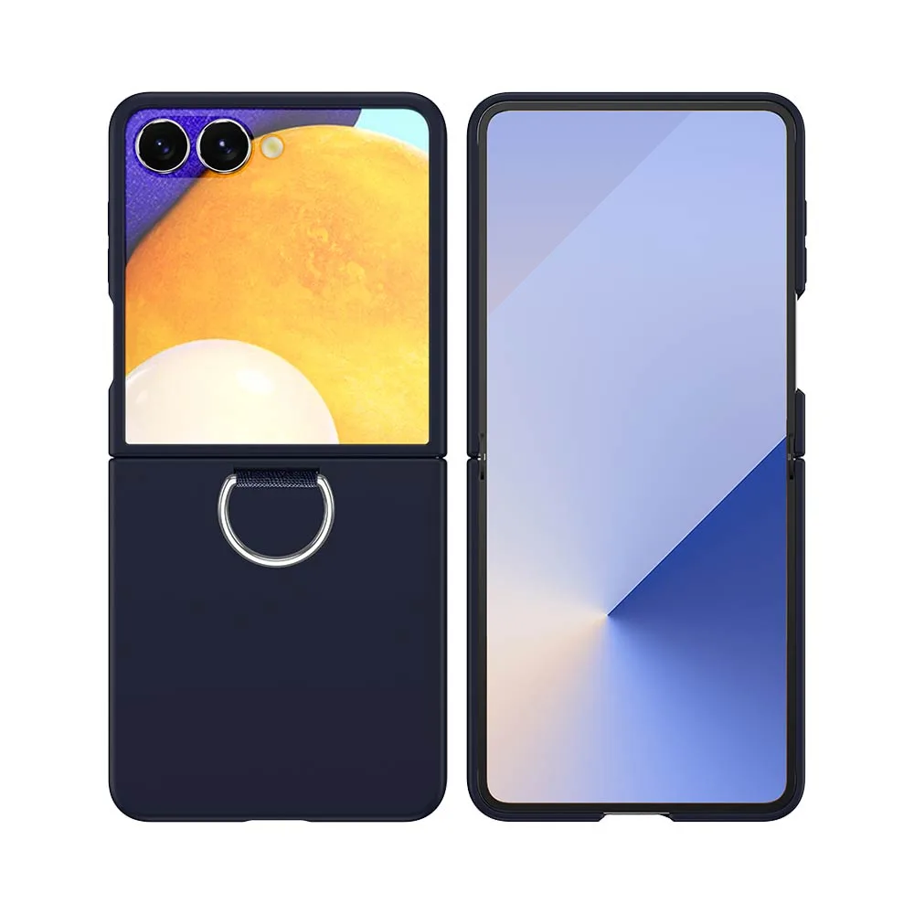 Coque de Protection avec Anneau Z-FL2 Samsung Galaxy Z Flip 7 5G F766 Bleu