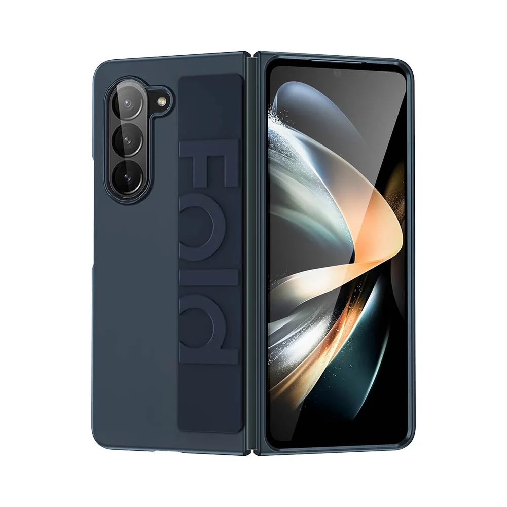 Coque de Protection avec Lanière Z-FO2 Samsung Galaxy Z Fold 6 5G F956 Bleu