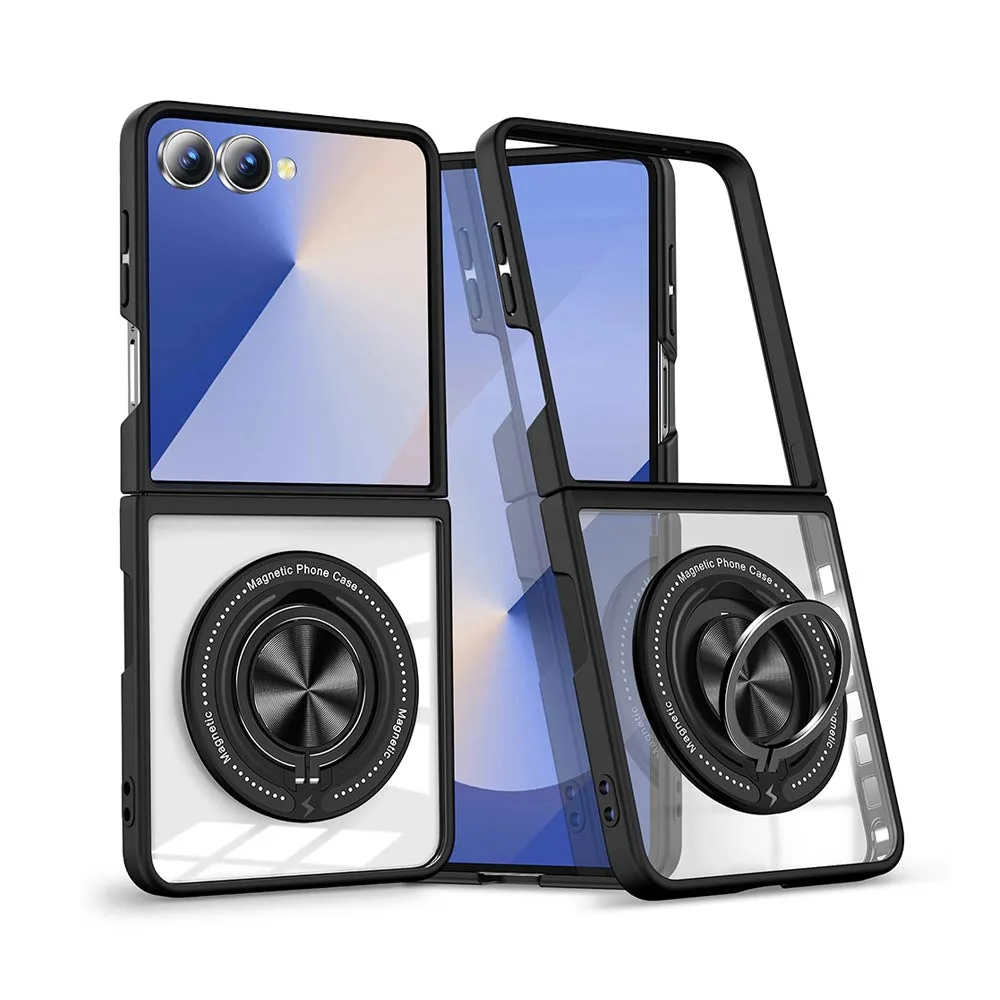 Coque Magnétique avec Bague 360° Z-FL3 Samsung Galaxy Z Flip 7 5G Noir