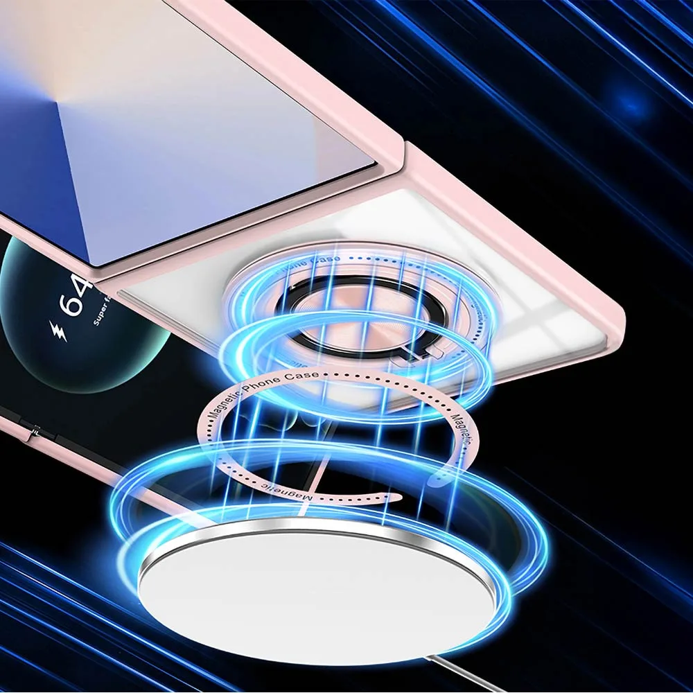 Coque de Protection Magnétique avec Bague 360° Z-FL3 Samsung Galaxy Z Flip 7 5G F766 Rose — vue 3