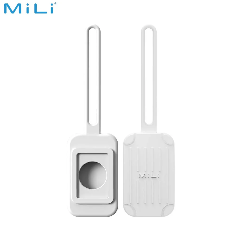 Traceur GPS MILI Luggage Tag Étiquette Bagage avec MiTag Intégrée iOS Blanc