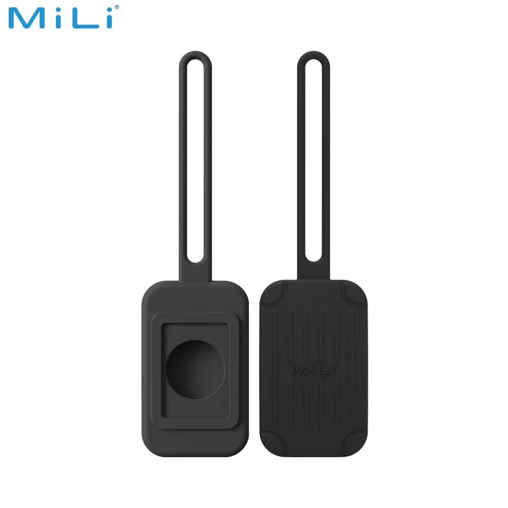Traceur GPS MILI Luggage Tag Étiquette Bagage avec MiTag Intégrée iOS Noir