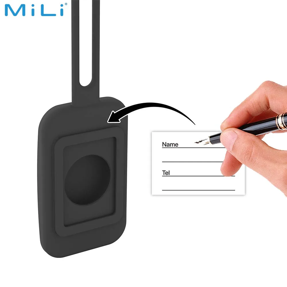 Traceur GPS MILI Luggage Tag Étiquette Bagage avec MiTag Intégrée iOS Noir — vue 2
