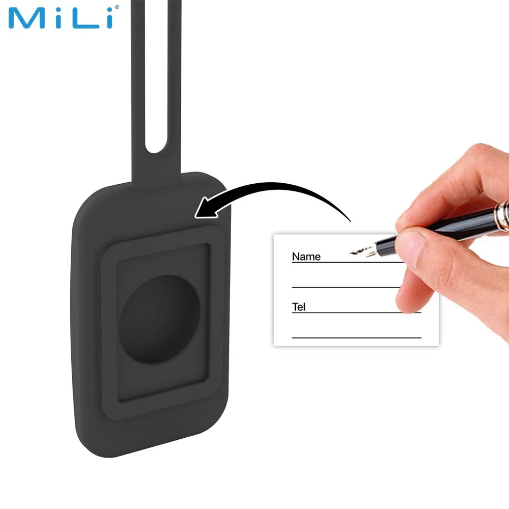 Traceur GPS MILI Luggage Tag Étiquette Bagage avec MiTag Intégrée Android Noir — vue 2
