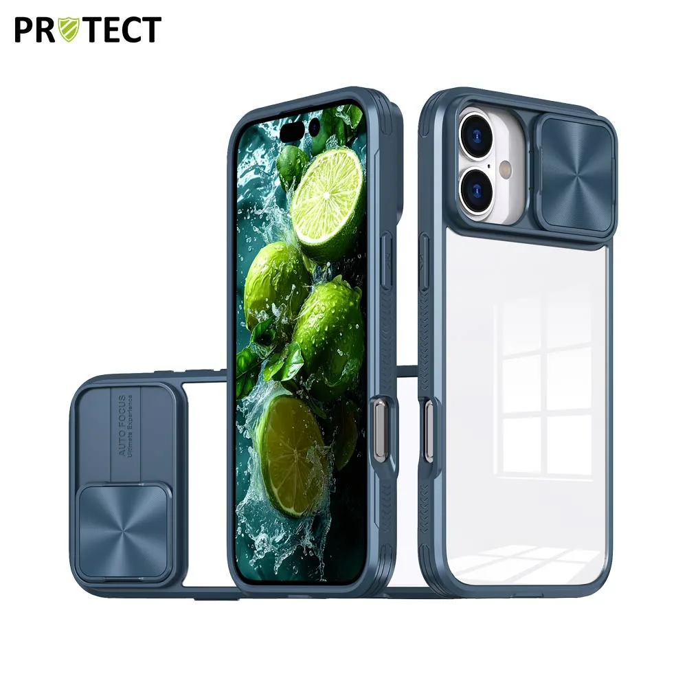 Coque de Protection IE027 PROTECT pour Apple iPhone 16 Bleu Marine