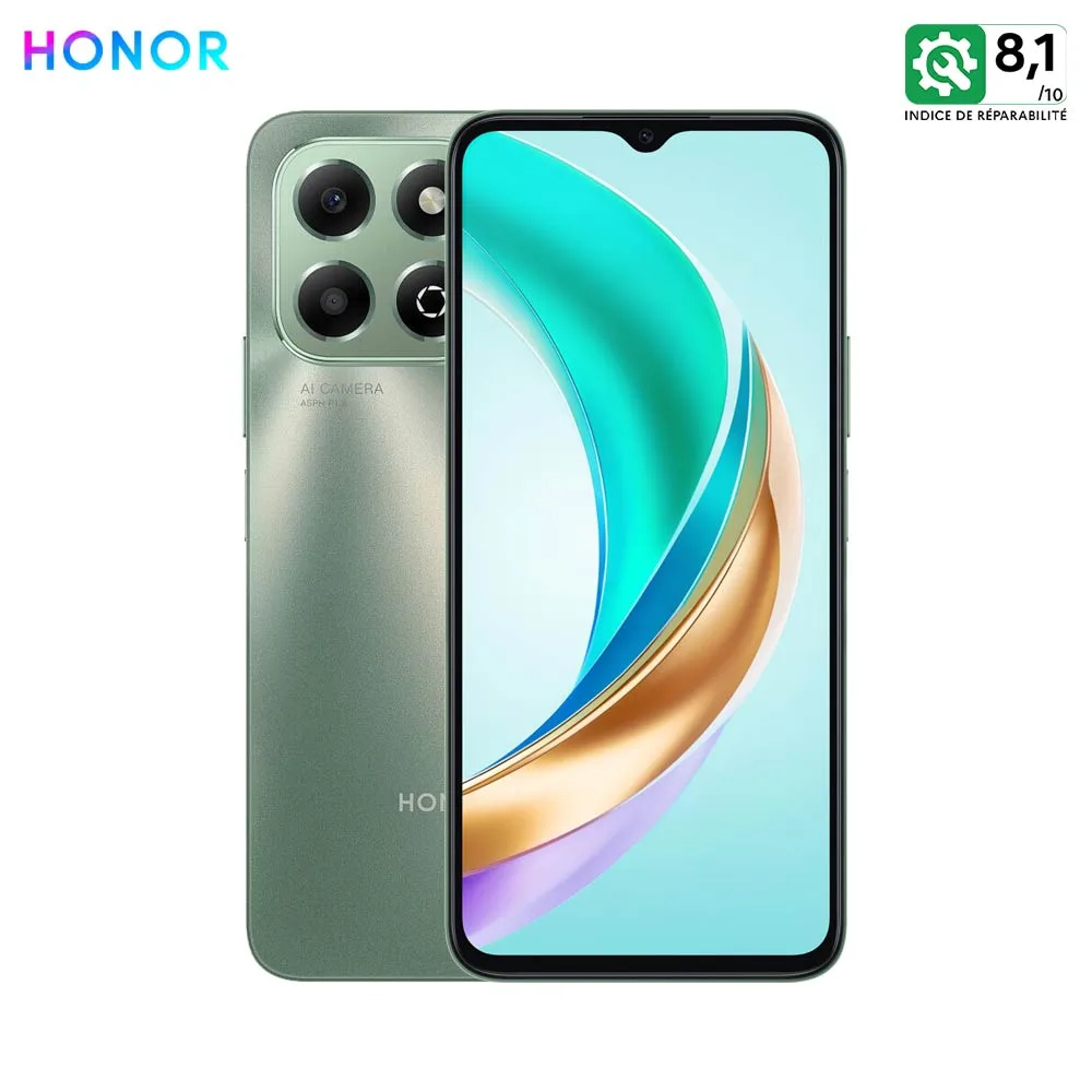 Smartphone Honor X6b 256GB NEUF Vert Forêt