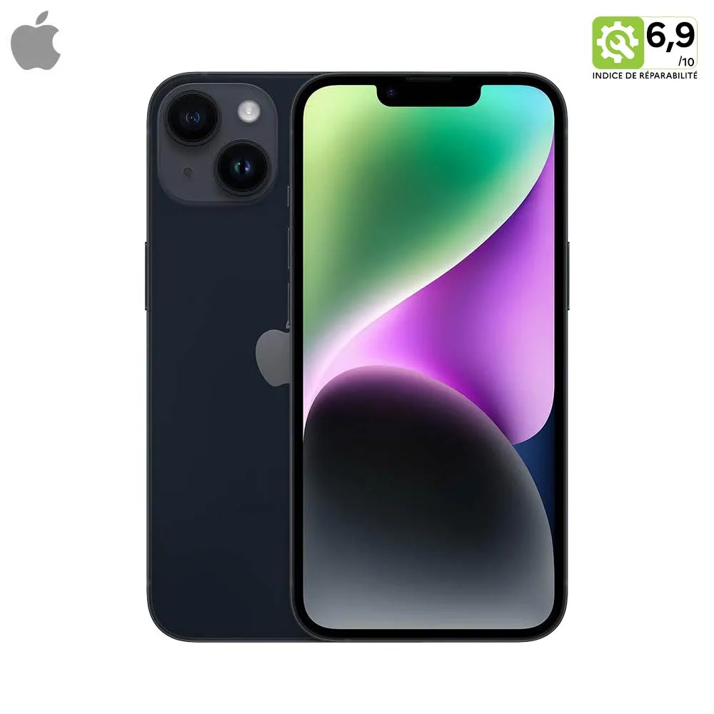 Smartphone Apple iPhone 14 128GB Grade A Noir Minuit